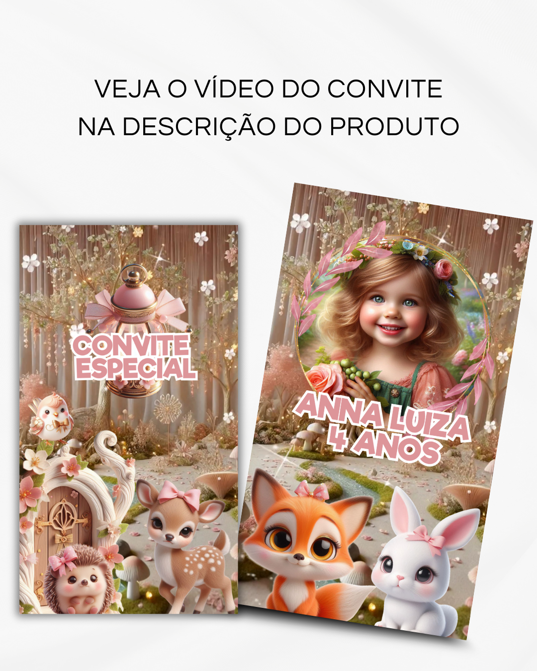 Convite Animado de Página - Bosque Encantado (vídeo) - Imagem 2