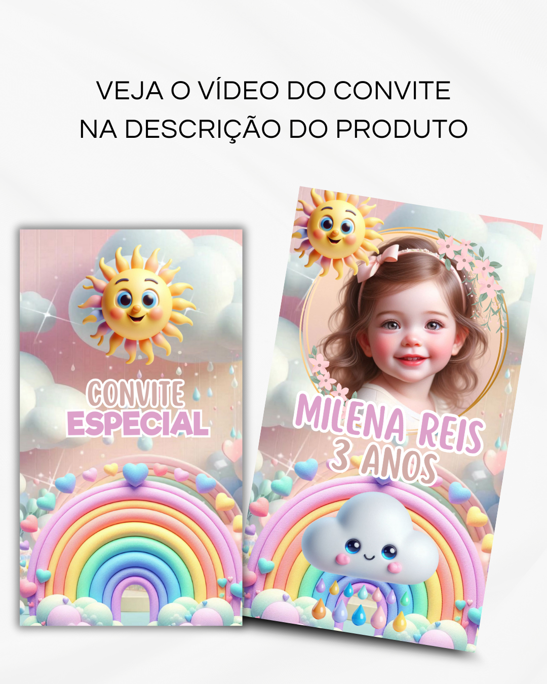 Convite Animado de Página - Chuva de Amor (vídeo) - Imagem 2