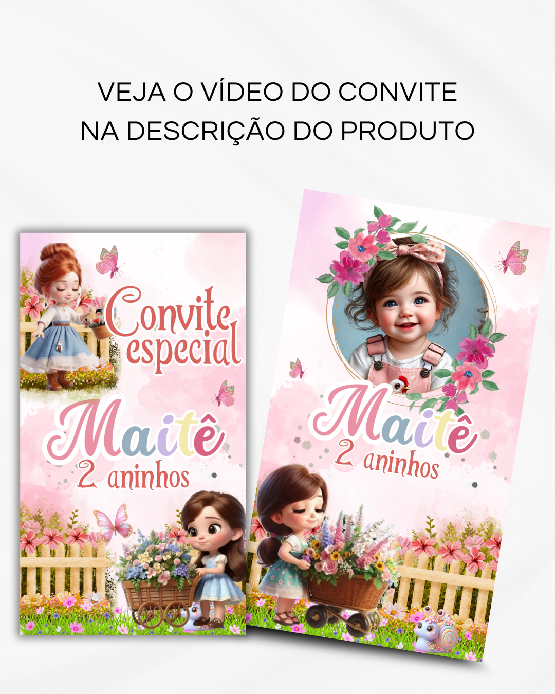 Convite Animado de Página - Jardim Encantado (vídeo) - Imagem 2