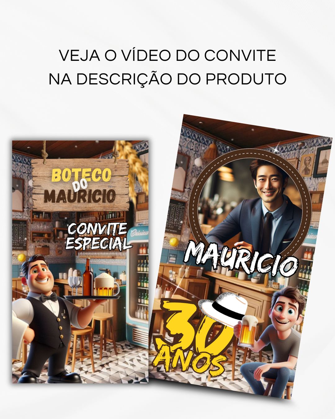 Convite Animado de Página - Boteco (vídeo) - Imagem 2