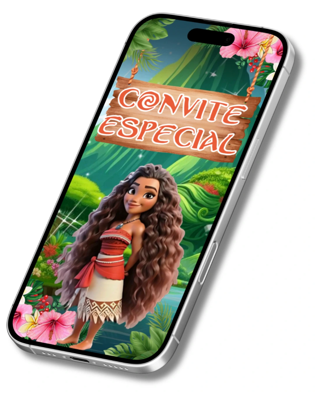 Convite Animado de Página - Moana (vídeo)