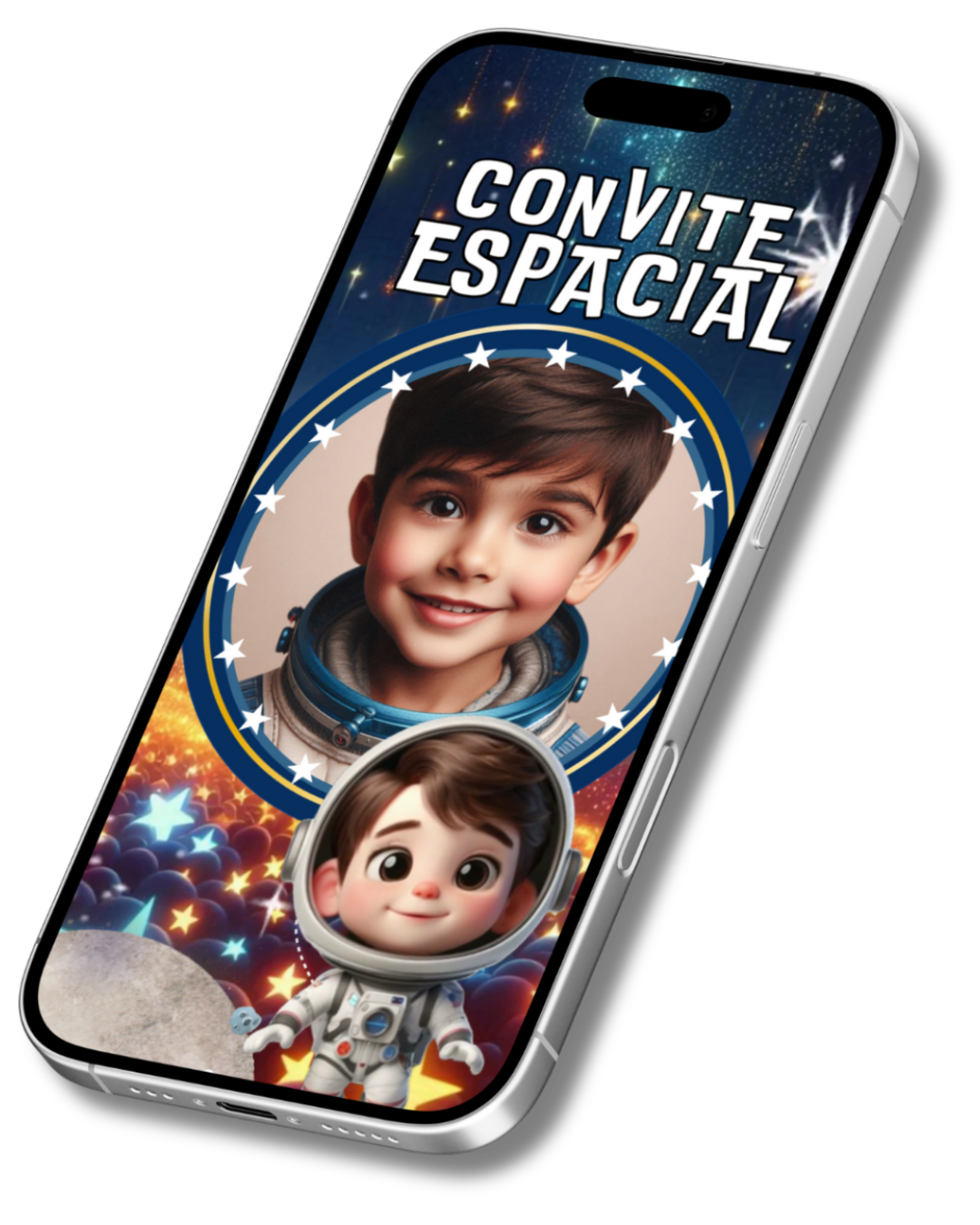 Convite Animado de Página – Astronauta (vídeo)