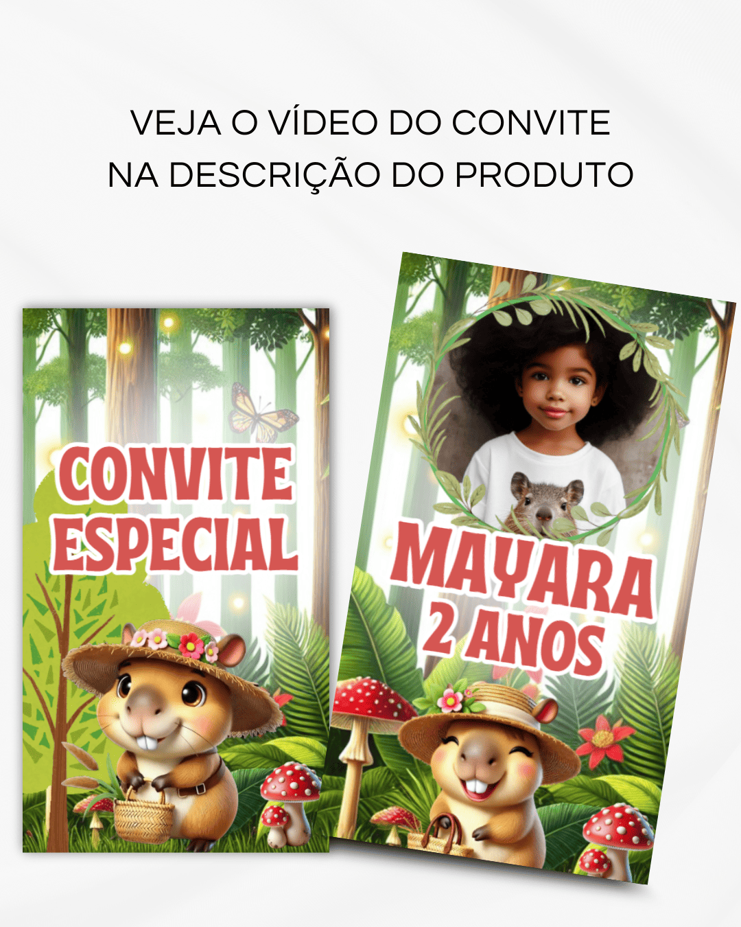 Convite Animado de Página - Capivara (vídeo) - Imagem 2