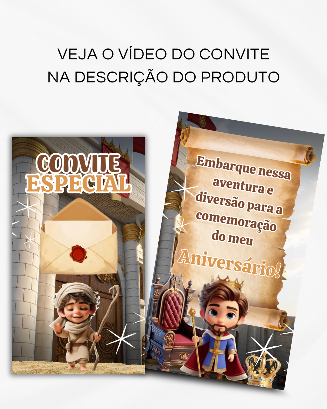 Convite Animado de Página - Rei Davi (vídeo) - Imagem 2