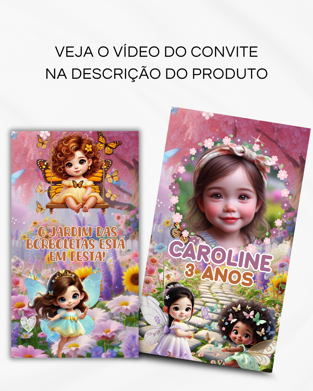 Convite Animado de Página - Jardim das Borboletas (vídeo) - Imagem 2