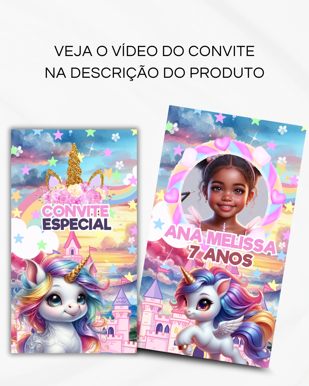 Convite Animado de Página - Unicórnio (vídeo) - Imagem 2
