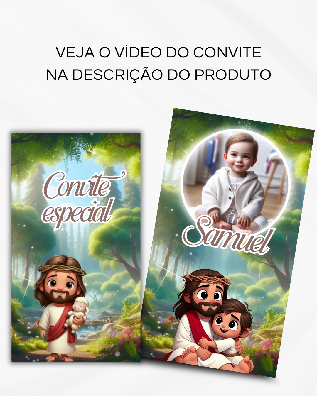 Convite Animado de Página - Jesus Cristo (vídeo) - Imagem 2